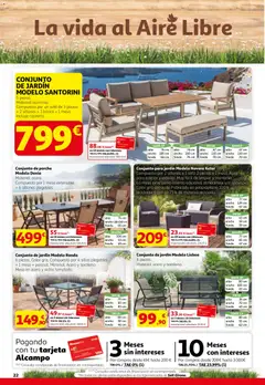 Vista previa Alcampo folleto válido desde el 12.03.2026 | Página: 20 | Productos: Mesa extensible, Almacenaje, Sofá, Sillón