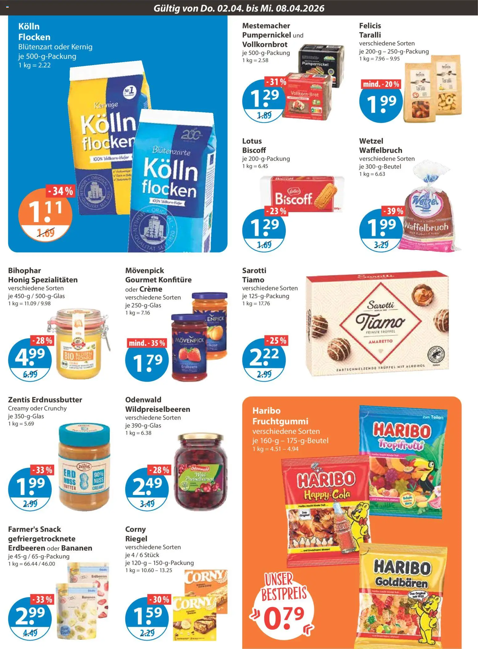 V-Markt Schwaben / Oberbayern – gültig ab 02.04.2026 | Seite: 10 | Produkte: Kolln, Cola, Butter, Brot