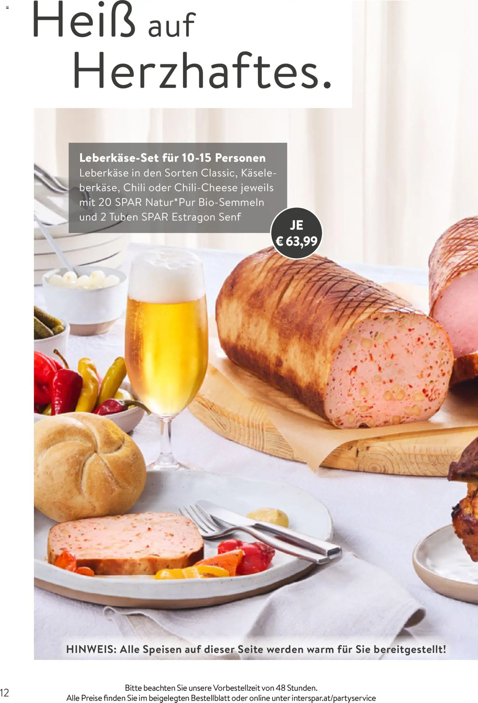 Interspar Party Service gültig ab 26.01.2026 | Seite: 12 | Produkte: Chili