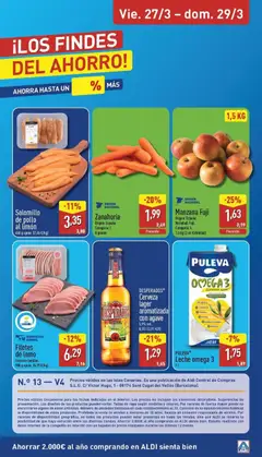 Vista previa Zanahoria, Origen: España Categoría: I A granel válido desde el 23.03.2026 | Página: 32 | Productos: Δοχείο φοντί, Leche, Manzana, Παρμεζάνα
