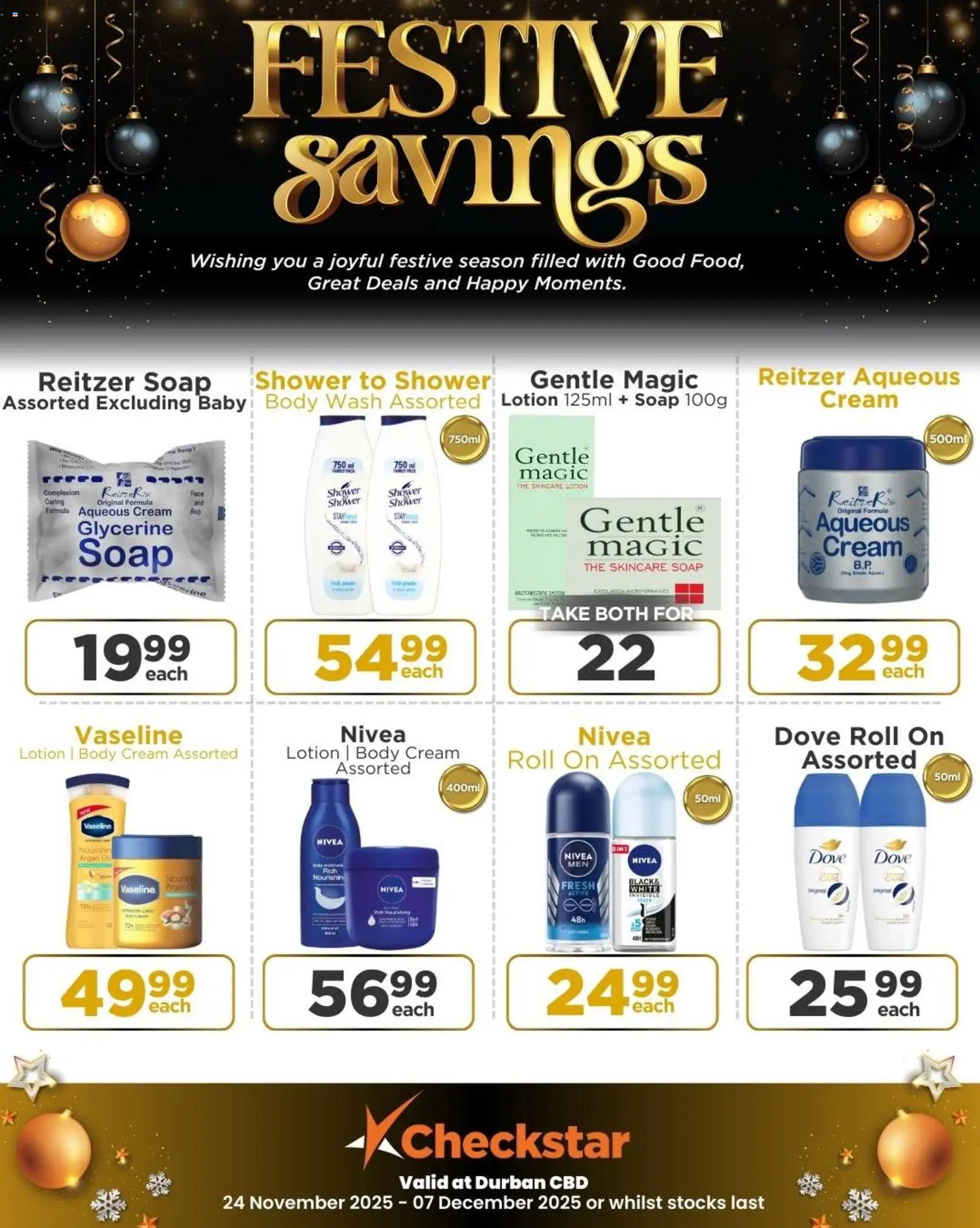 New Check Star catalogue – valid from 24.11.2025 | Page: 2 | Products: Oil, Cream, Soap, Lotion