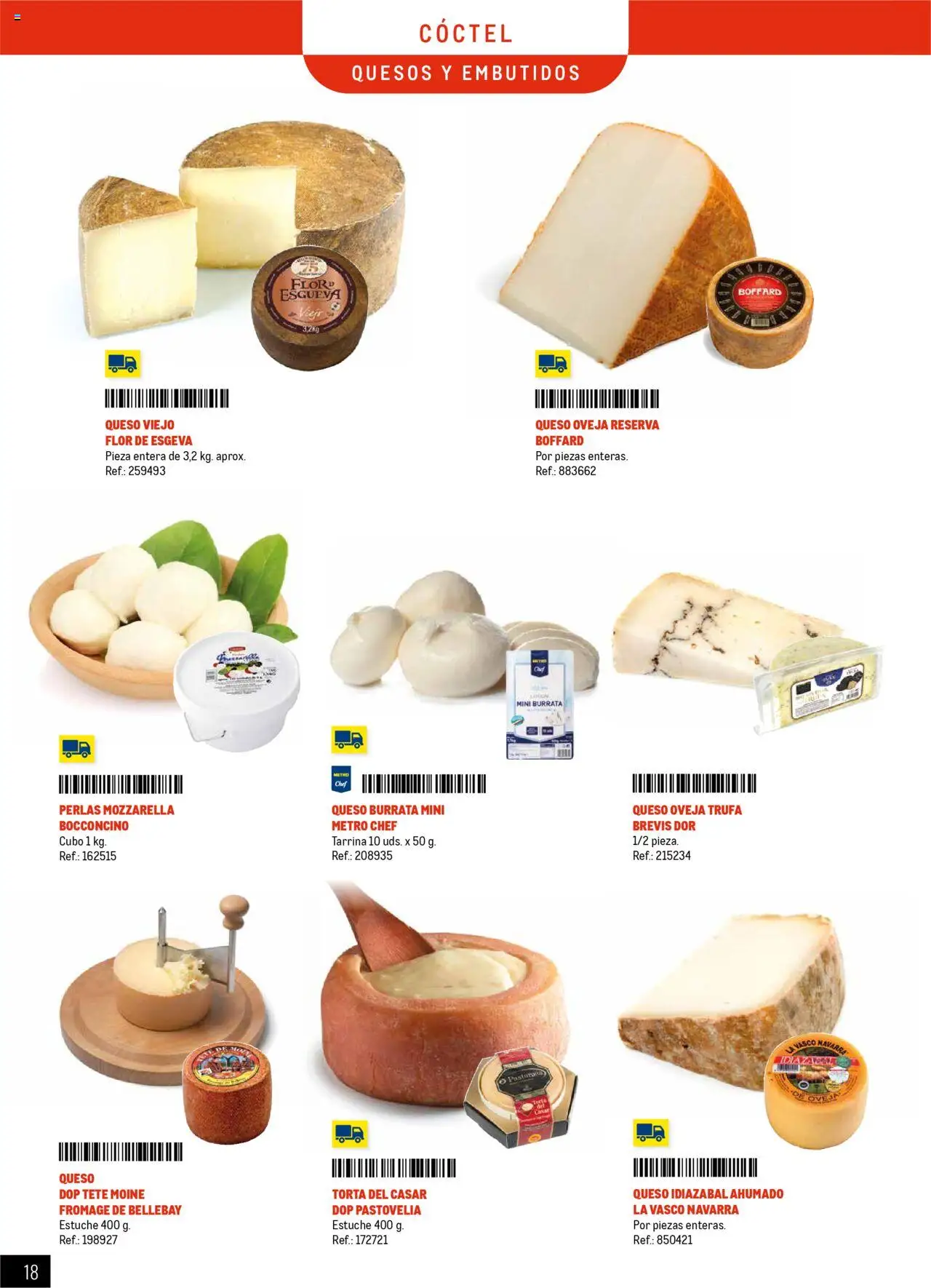 Makro - Catering y Eventos Península │ válido desde el 11.06.2025 | Página: 18 | Productos: Queso, Νυχτικό