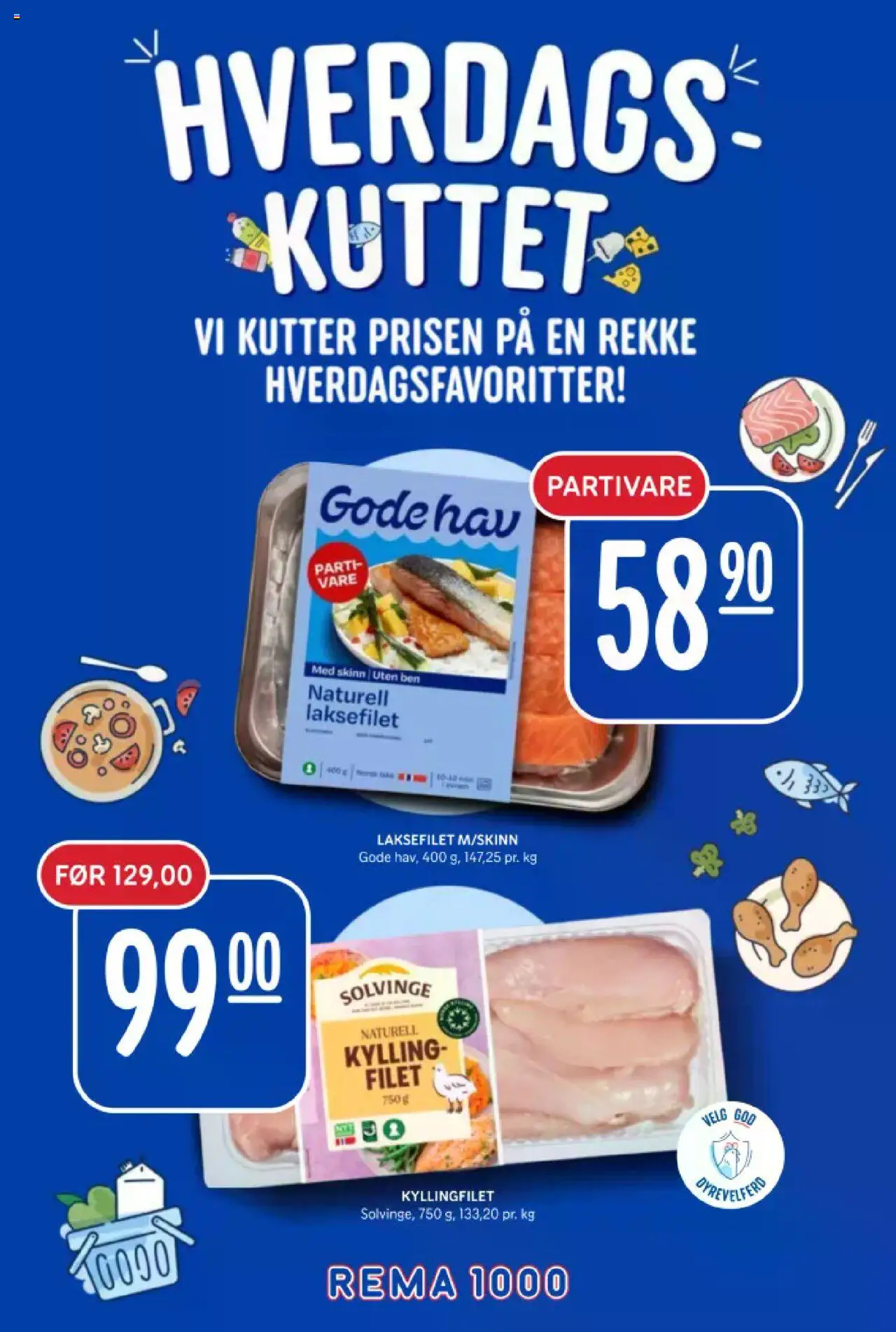  | Side: 1 | Produkter: Kylling, Lasagneplader, Kutter