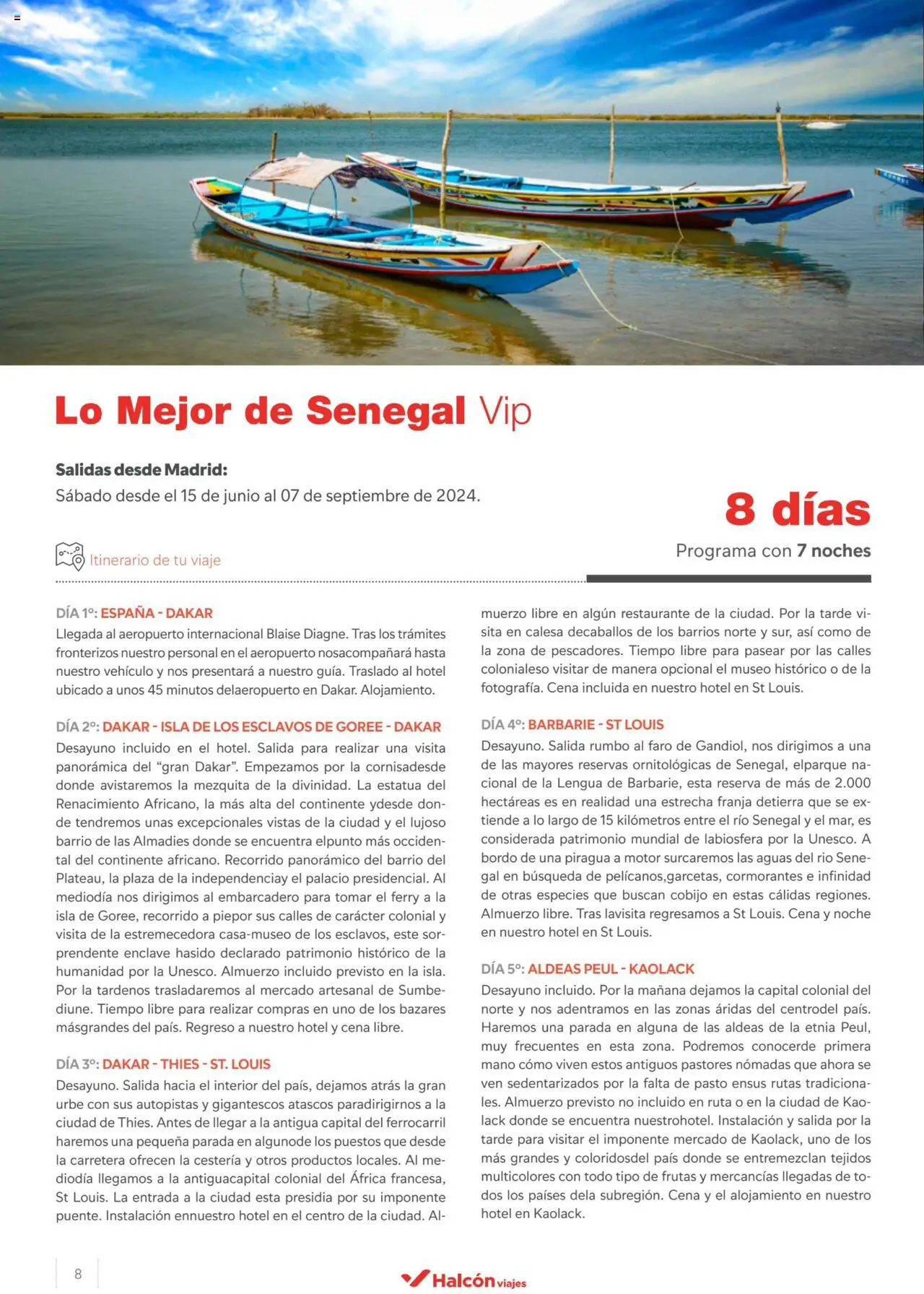 Halcón Viajes Senegal │ válido desde el 26.04.2024 | Página: 8