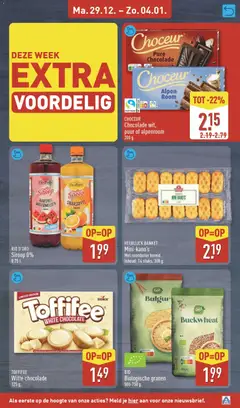 Aldi - Folder week 1 - Voorbeeld van een folder van Aldi, geldig van 29.12.2025 | Pagina: 15 | Producten: Chocolade, Room, Roomboter, Aardbei