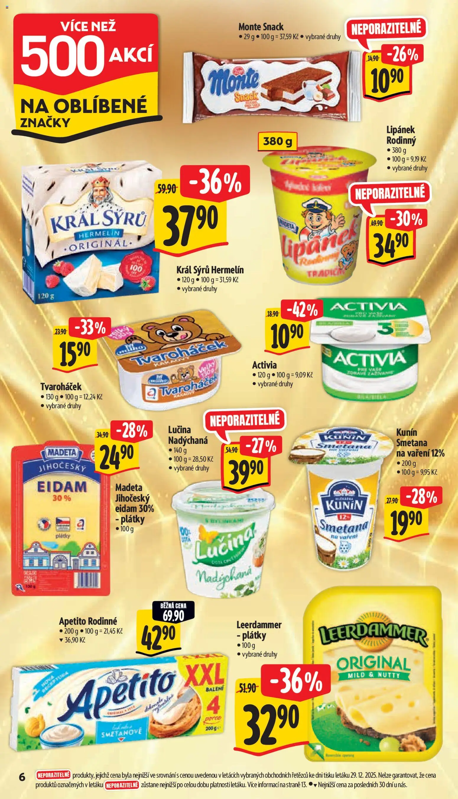 Albert leták - Supermarket od 07.01.2026 | Strana: 11 | Produkty: Lučina, Smetana, Leerdammer, Tvaroháček