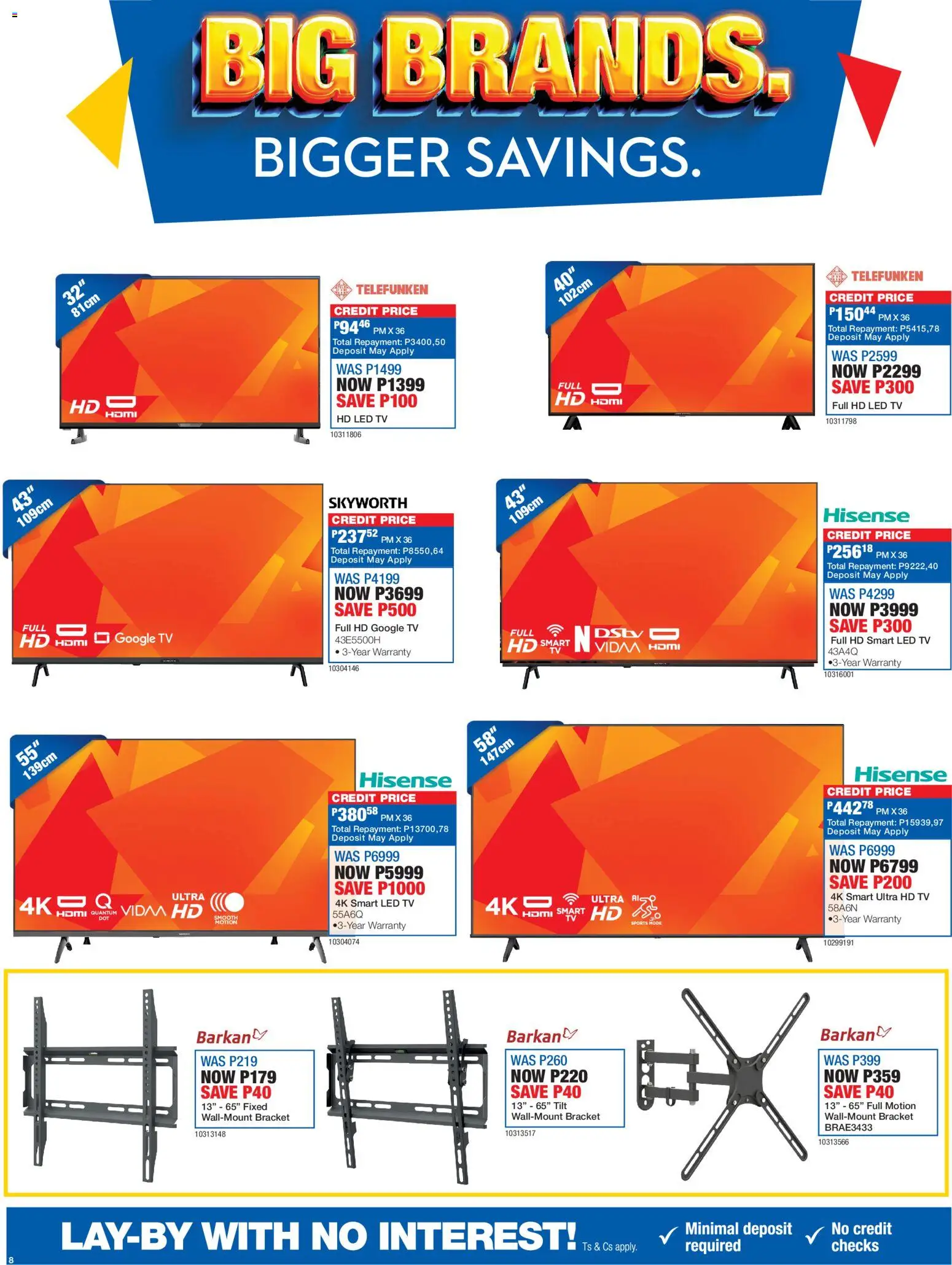 New OK Furniture catalogue – valid from 16.03.2026 | Page: 8 | Products: TV