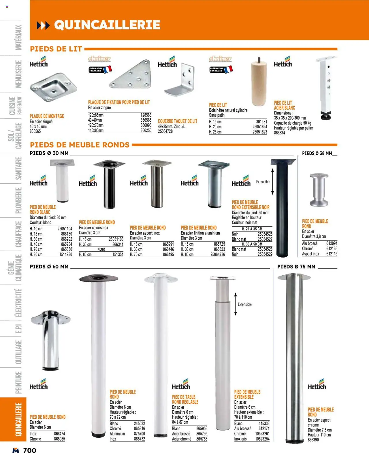  | Page: 700 | Produits: Meuble, Brosse, Lit, Table