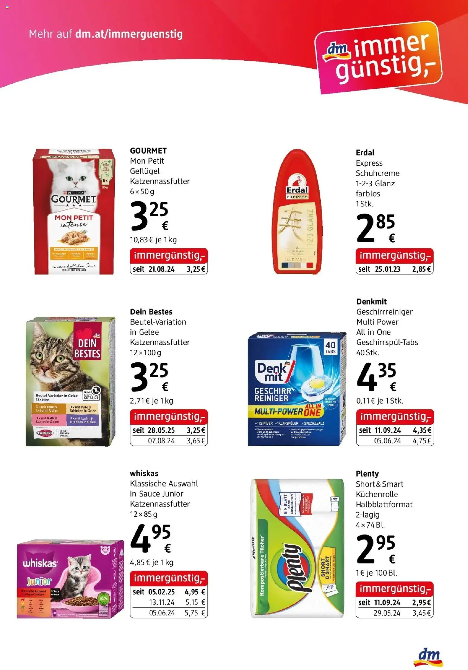 dm drogerie markt Flugblatt Jänner 2026 gültig ab 29.12.2025 | Seite: 10 | Produkte: Klarspüler, Getreide, Zucker, Schinken