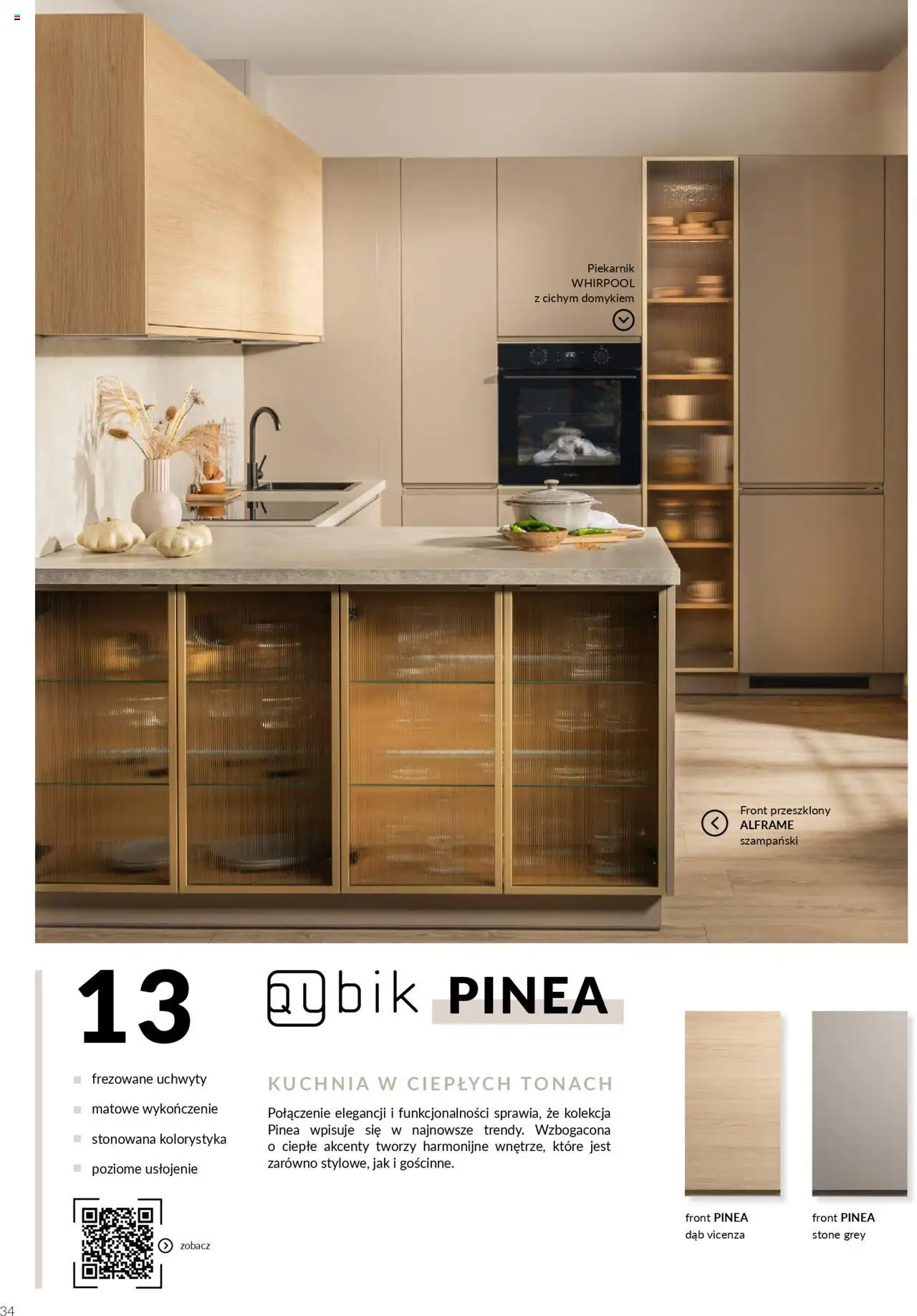 Salony Agata Gazetka - Kuchnie Qubik od 21.03.2025 | Strona: 34 | Produkty: Piekarnik