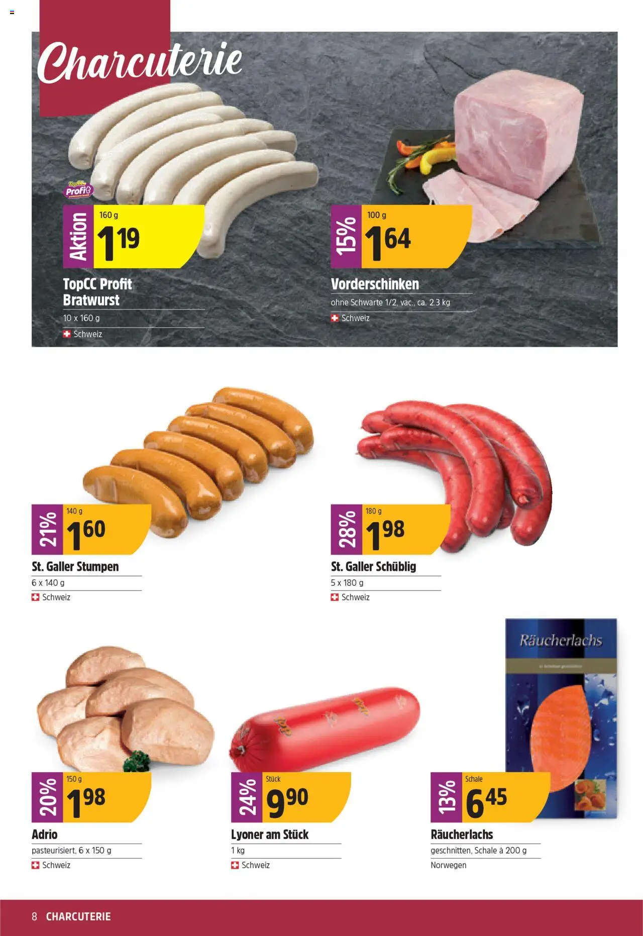 TopCC Aktionen – gültig ab 20.10.2025 | Seite: 8 | Produkte: Räucherlachs