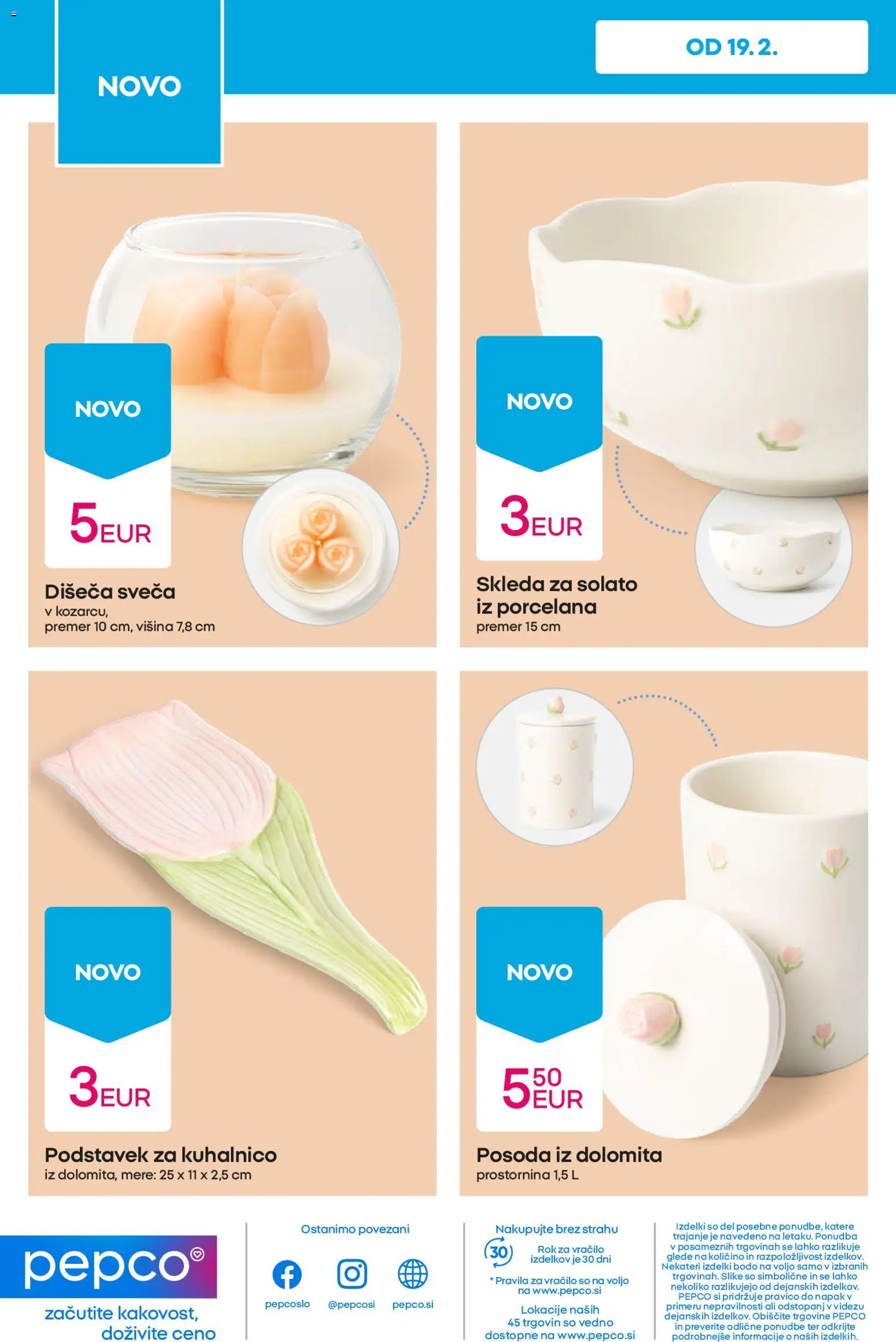 Novi Pepco katalog ponudbe – veljaven od 26.02.2026 | Stran: 14 | Izdelki: Sveča
