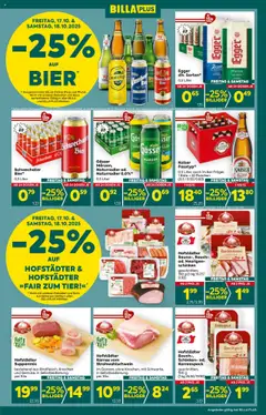 Billa Plus Flugblatt - Tirol ab 16.10.2025 gültig | Seite: 3 | Produkte: Schinken, Bier