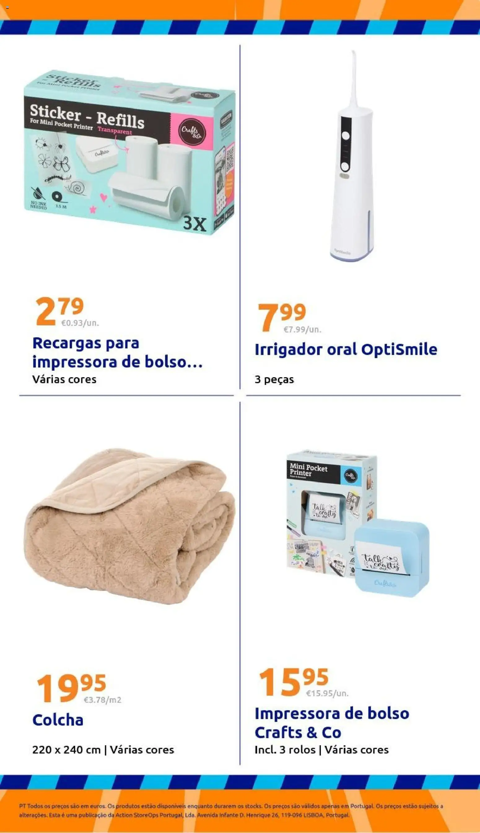 Action - Action PT week 5 2026 │ válido de 28.01.2026 | Página: 11 | Produtos: Impressora, Colcha