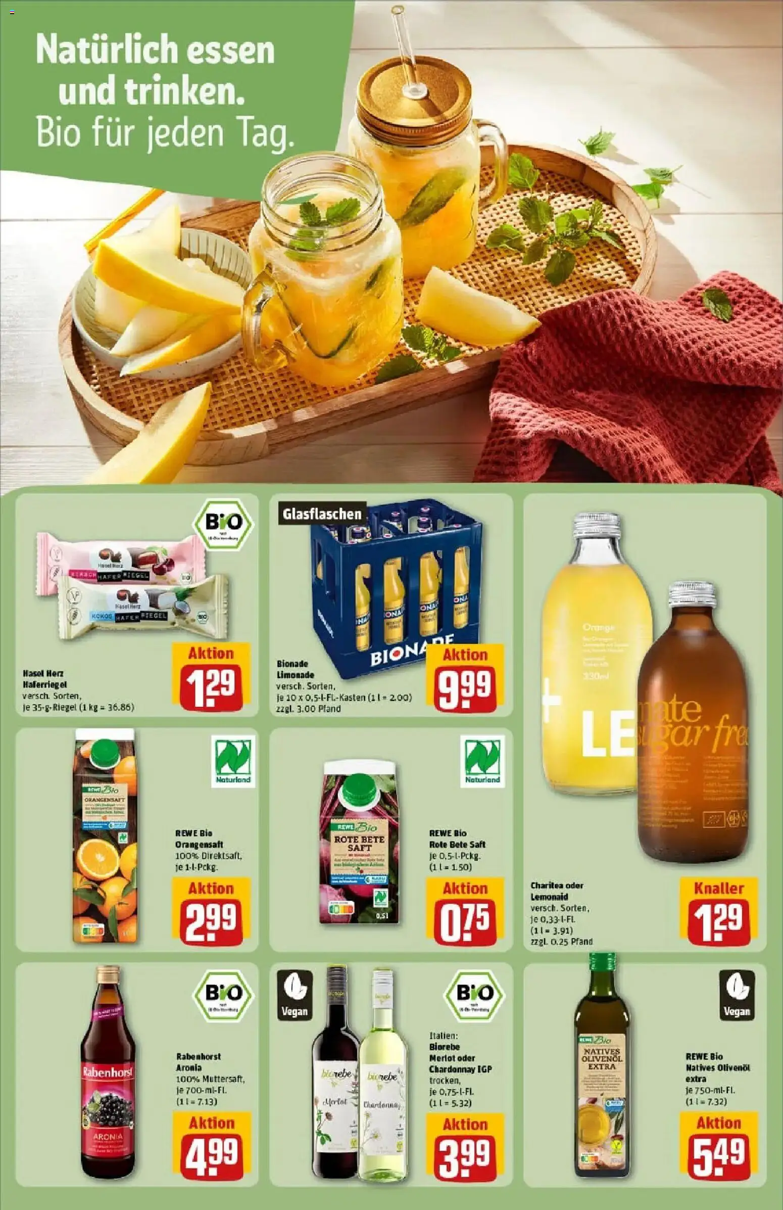 Rewe prospekt Karben	 – gültig ab 11.01.2026 | Seite: 23 | Produkte: Merlot, Bionade, Orangensaft, Saft