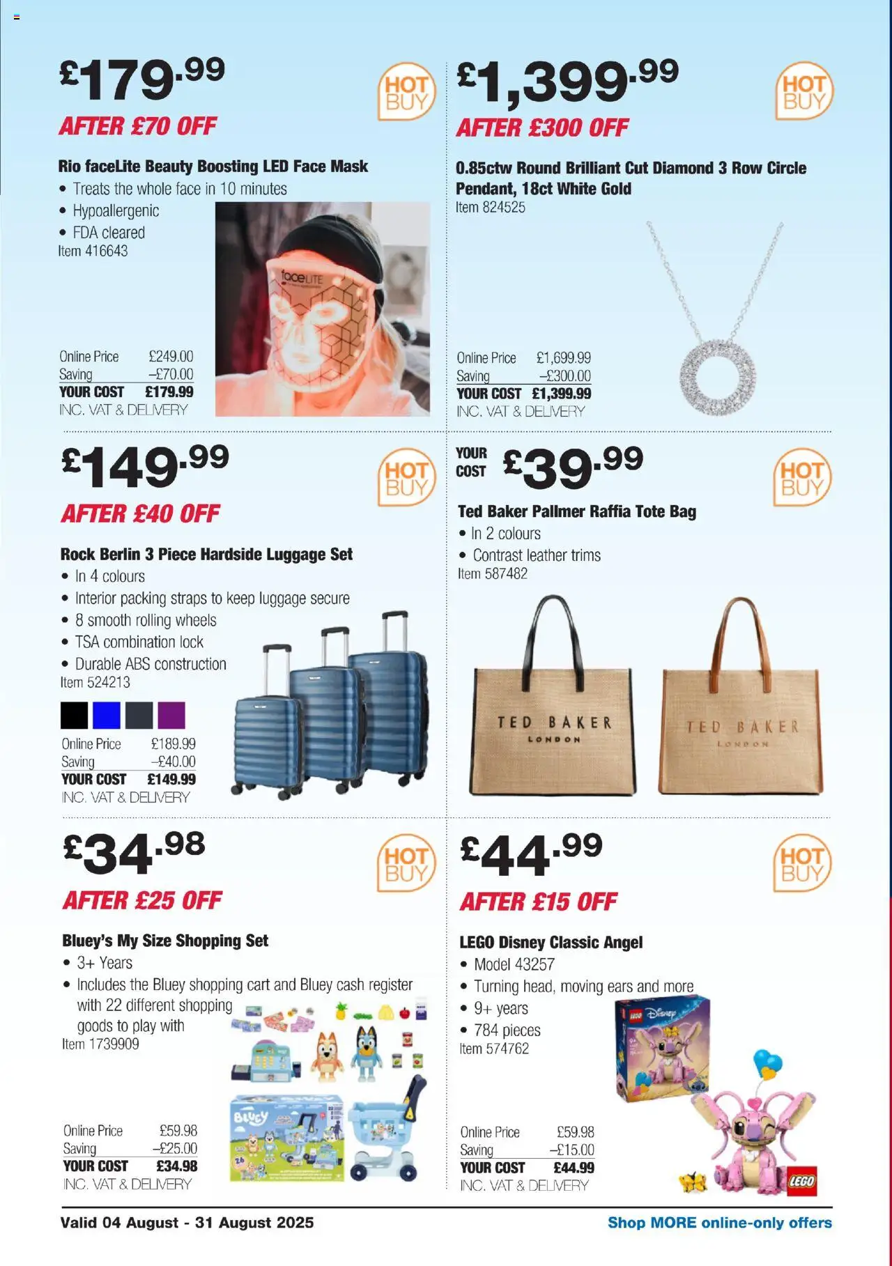  | Page: 42 | Products: Mask, Lego, Bag