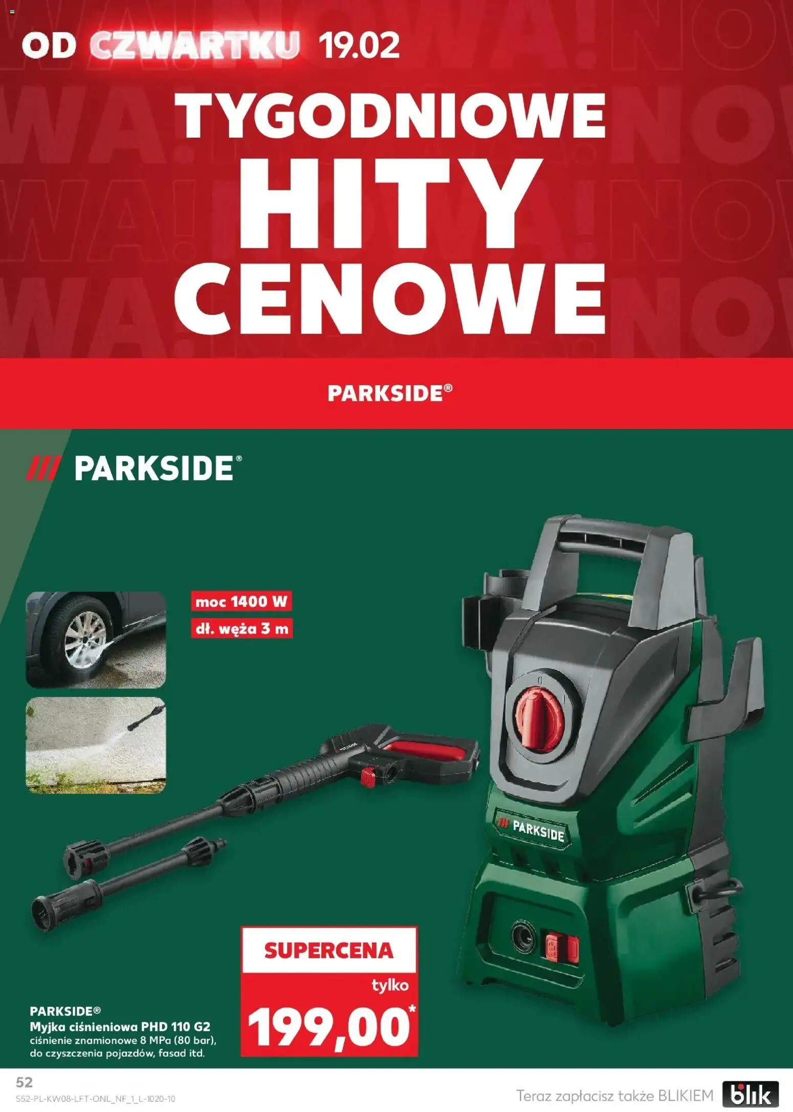 Kaufland Polsko leták od 19.02.2026 | Strana: 52 | Produkty: Parkside