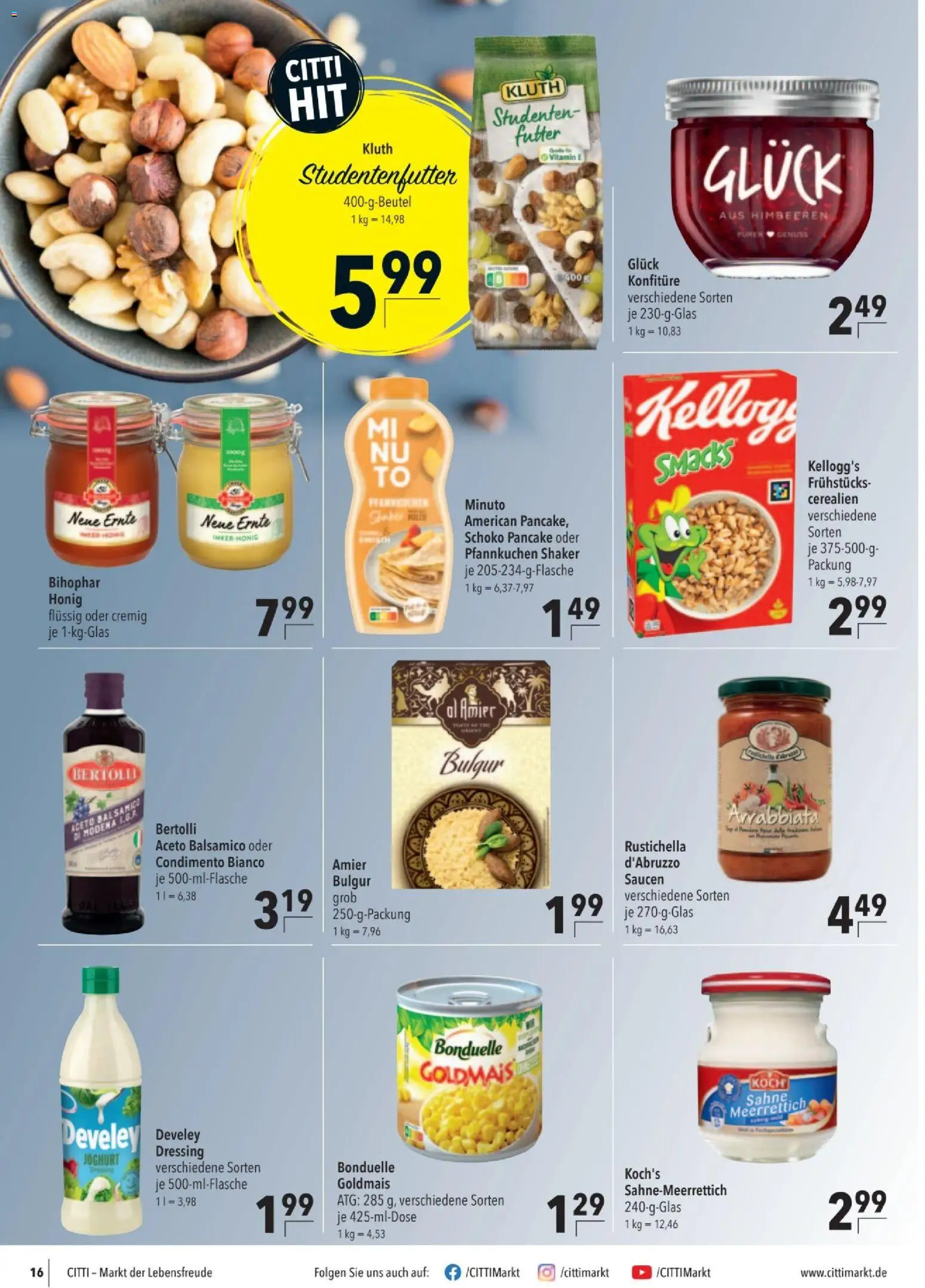 CITTI tilbudsavis – gyldig fra 17.03.2026 | Side: 16 | Produkter: Dressing, Balsamico