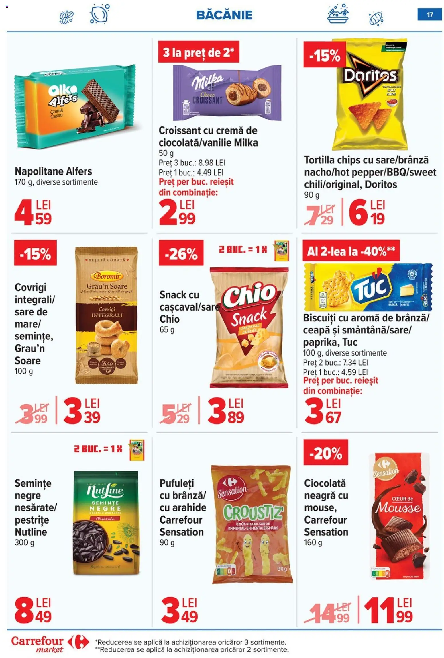 Noul catalog Carrefour – valabil de la 15.04.2026 | Pagină: 19 | Produse: Napolitane, Cremă, Cacao, Ceapă