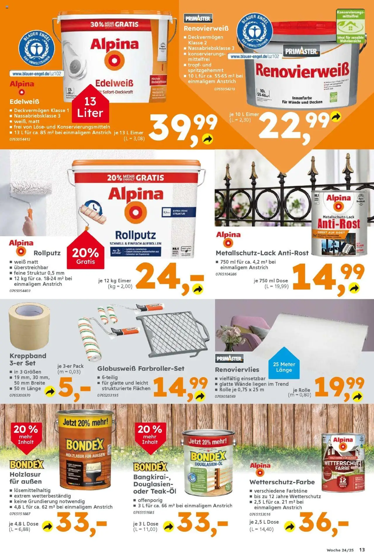 Globus Baumarkt prospekt Forchheim	 - gültig ab dem 10.06.2025 | Seite: 13