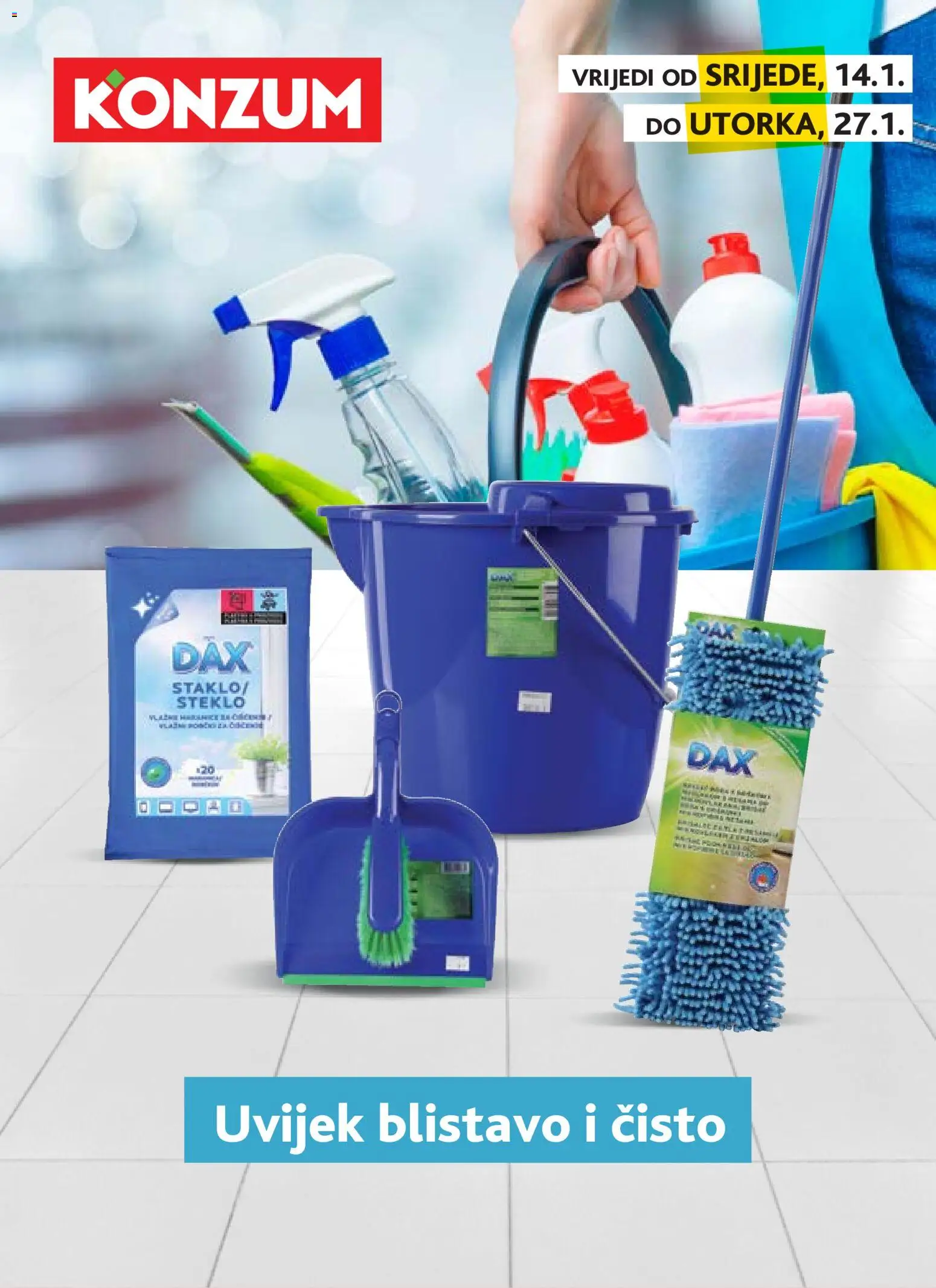 Konzum HR akciós ujság - amely érvényes a következő dátumtól: 14.01.2026 | Oldal: 1