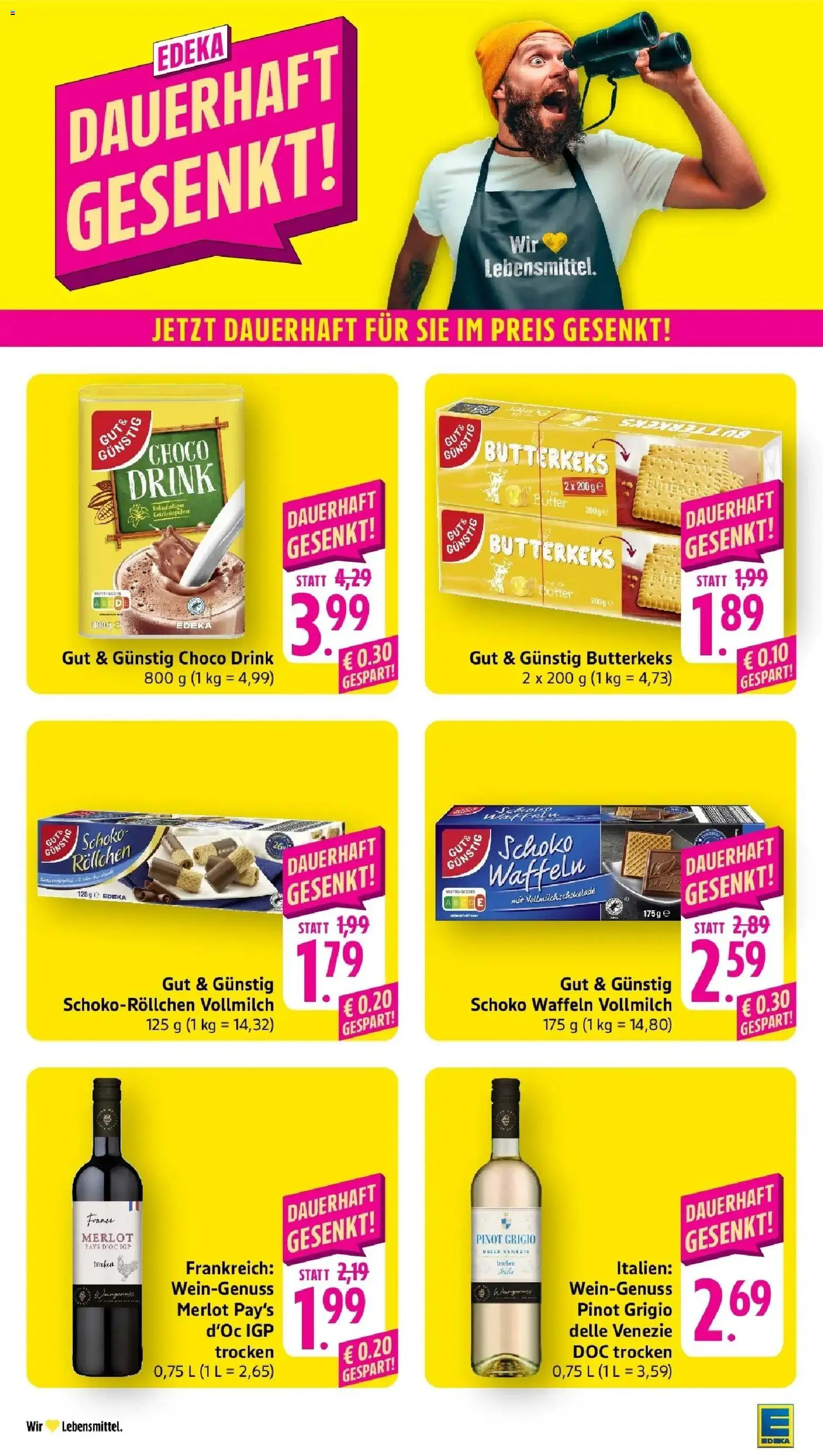 Edeka prospekt Ettenheim	 – gültig ab 30.03.2026 | Seite: 37 | Produkte: Butter, Merlot, Waffeln