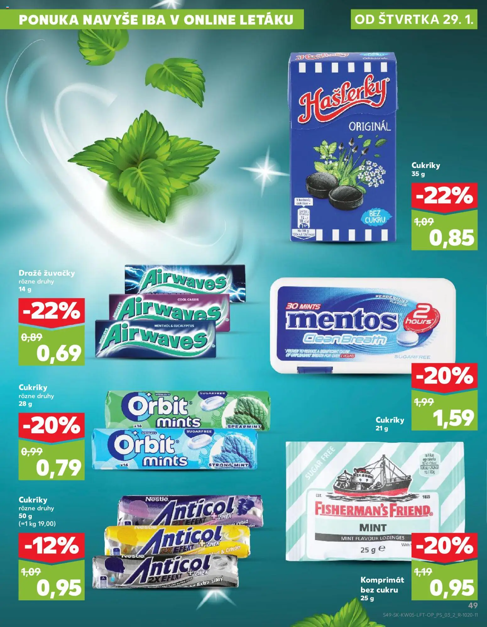 Kaufland SK akciós ujság - amely érvényes a következő dátumtól: 29.01.2026 | Oldal: 49