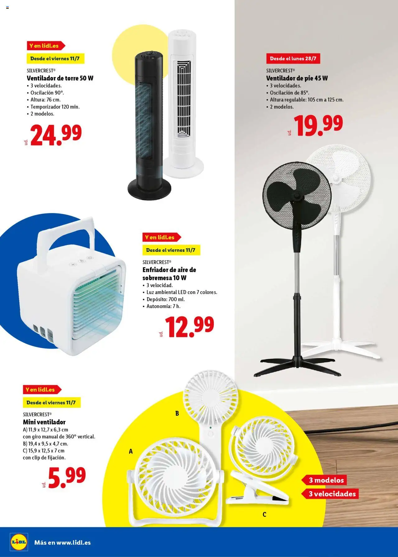 Lidl folleto │ válido desde el 23.06.2025 | Página: 48 | Productos: Ventilador, Ventilador de pie