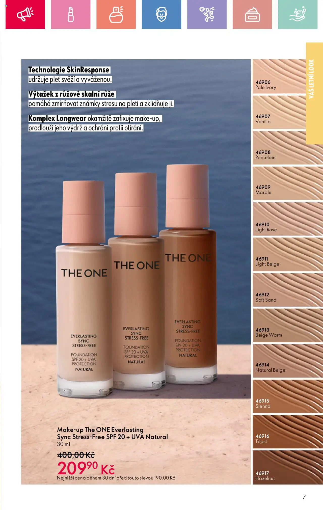 Oriflame katalog č.08/2025 od 25.05.2025 | Strana: 7 | Produkty: Makeup, Známky, Make-up