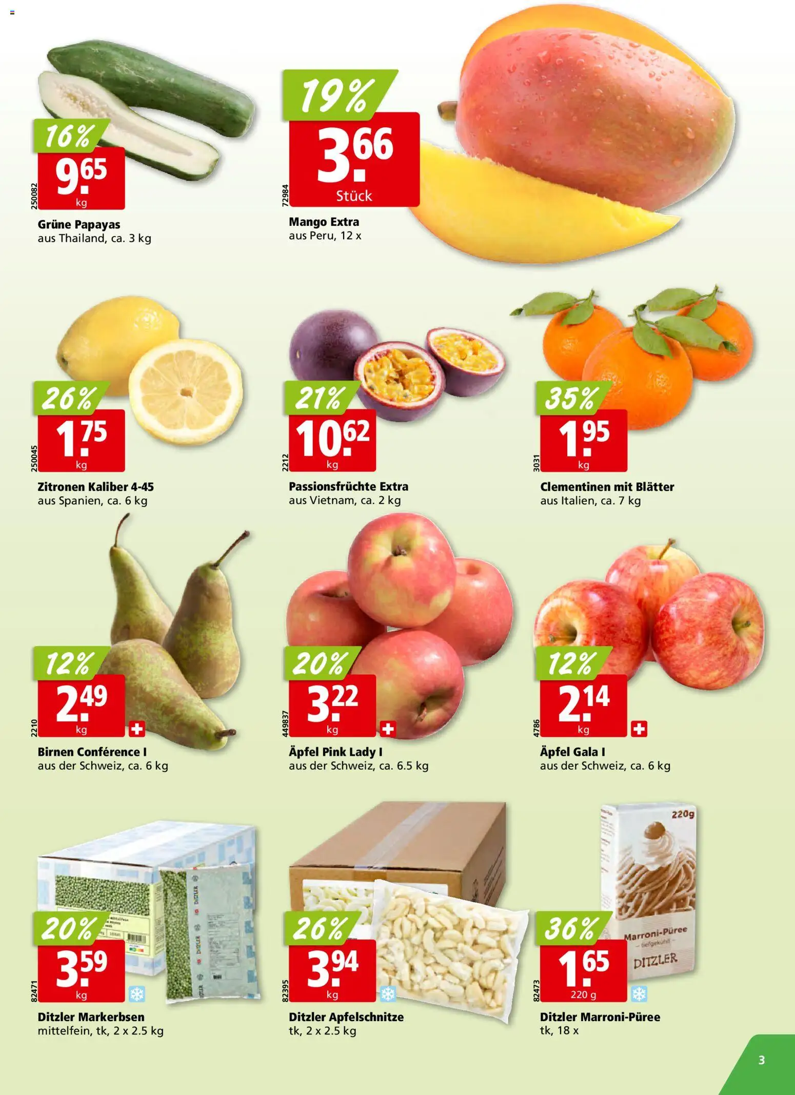 Aligro Aktionen – gültig ab 08.12.2025 | Seite: 3 | Produkte: Kammerjunker, Äpfel, Mango