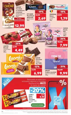 Ofertele Kaufland valabile de la 15.04.2026 | Pagină: 30 | Produse: Bacon, Praline, Cremă, Stafide