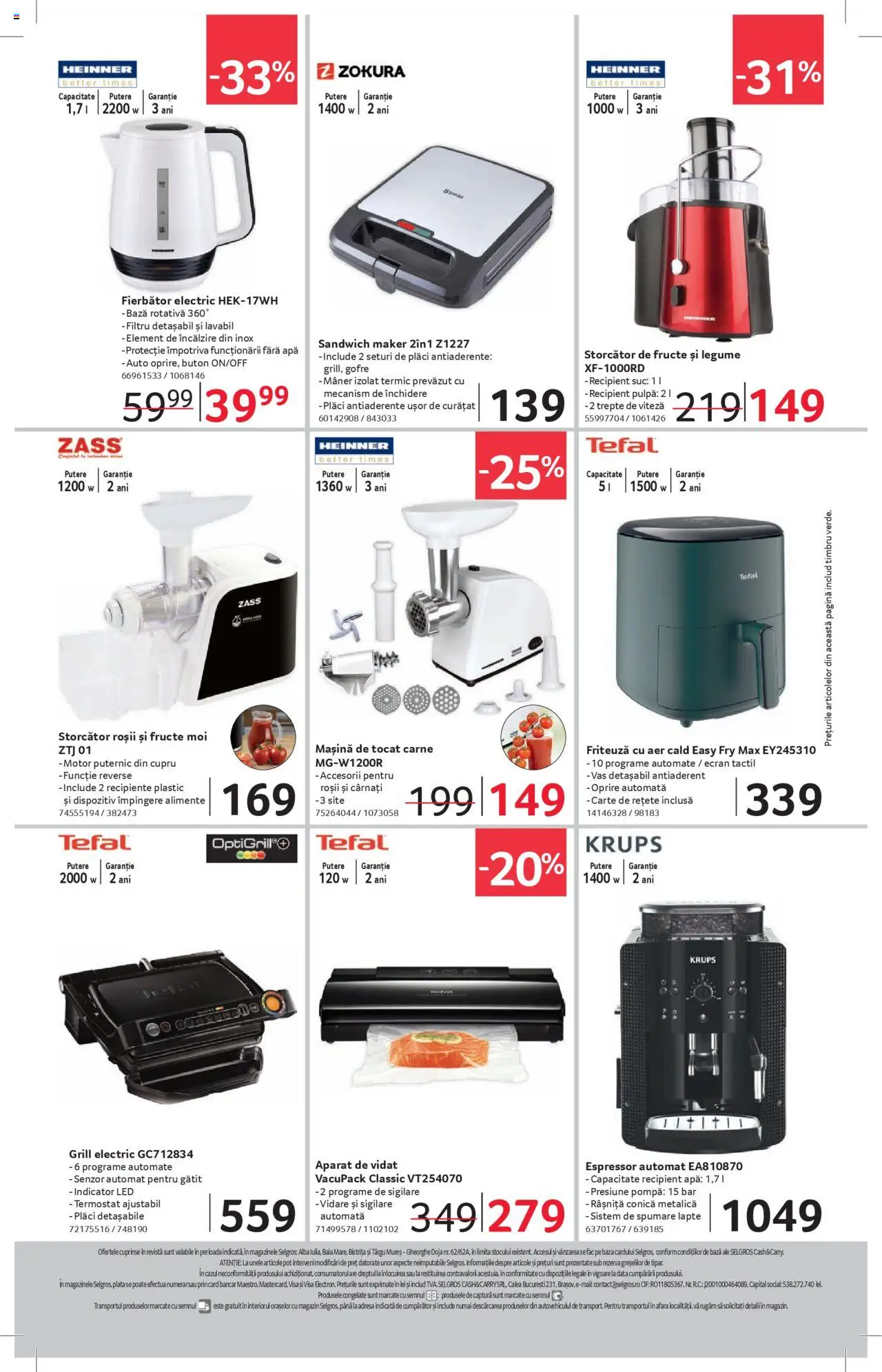 Catalog Selgros - Magazine Mici – valabil de la 25.07.2025 | Pagină: 24 | Produse: Storcător, Gofre, Legume, Fructe