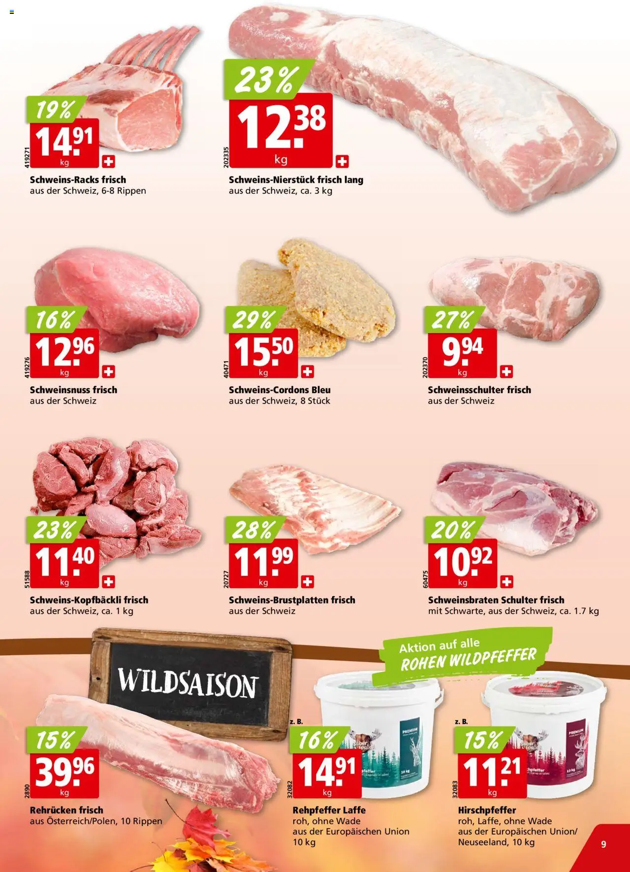 Aligro Aktionen – gültig ab 15.09.2025 | Seite: 9 | Produkte: Pfeffer