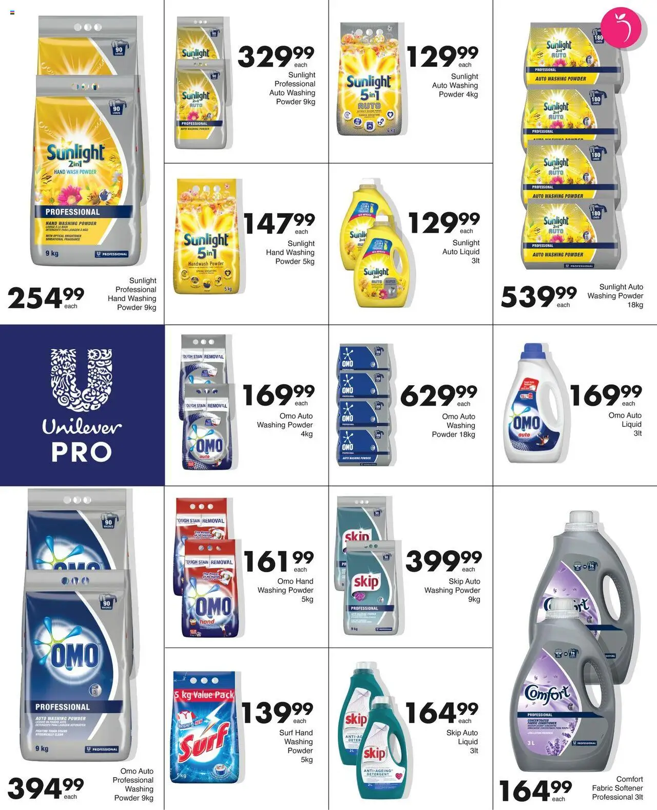 Save Catering Specials  │ valid from 04.08.2025 | Page: 11 | Products: Handwash, Washing powder, Fabric softener, Detergent