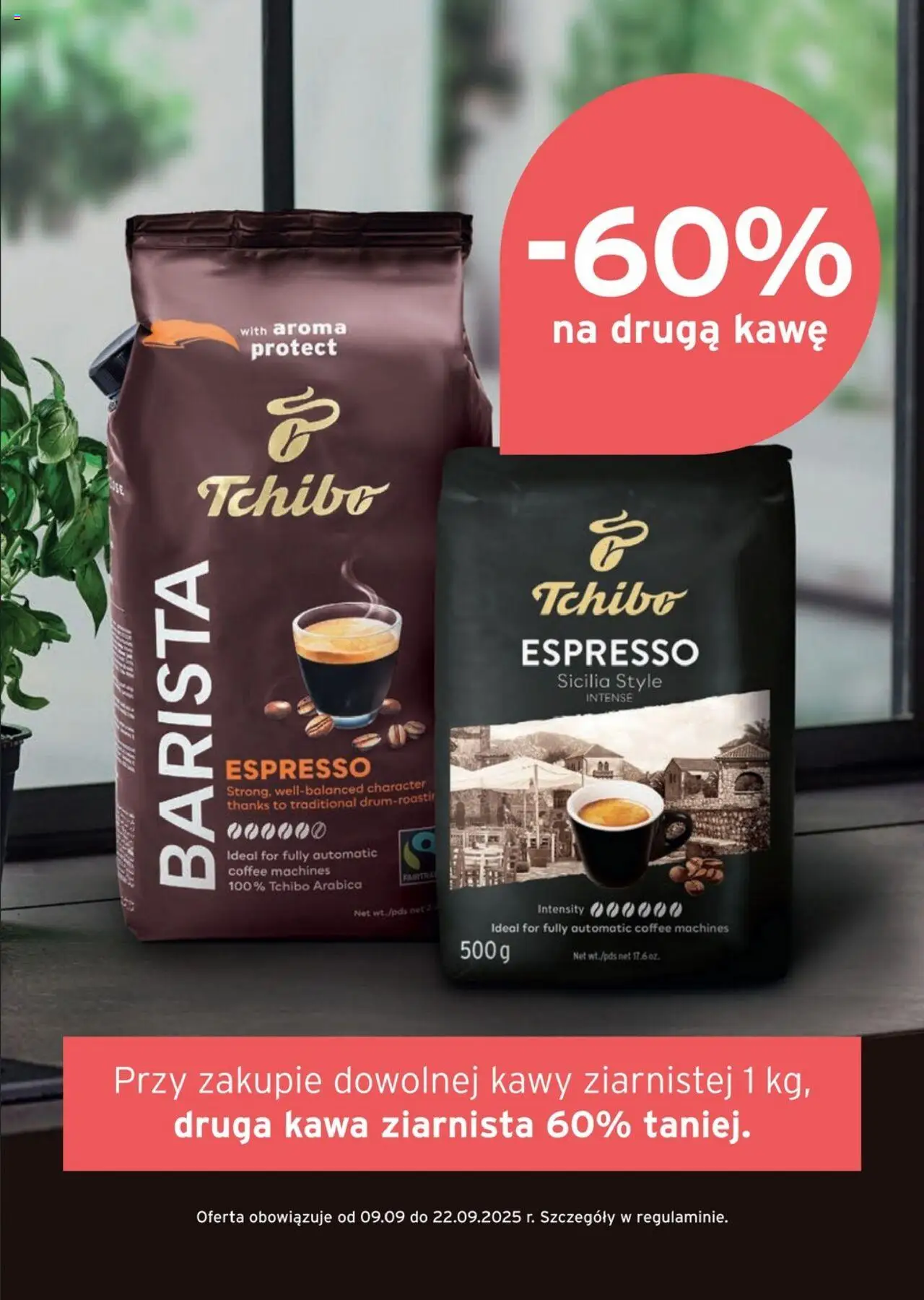 Tchibo promocje od 16.09.2025 | Strona: 16 | Produkty: Kawa ziarnista, Tchibo, Kawa