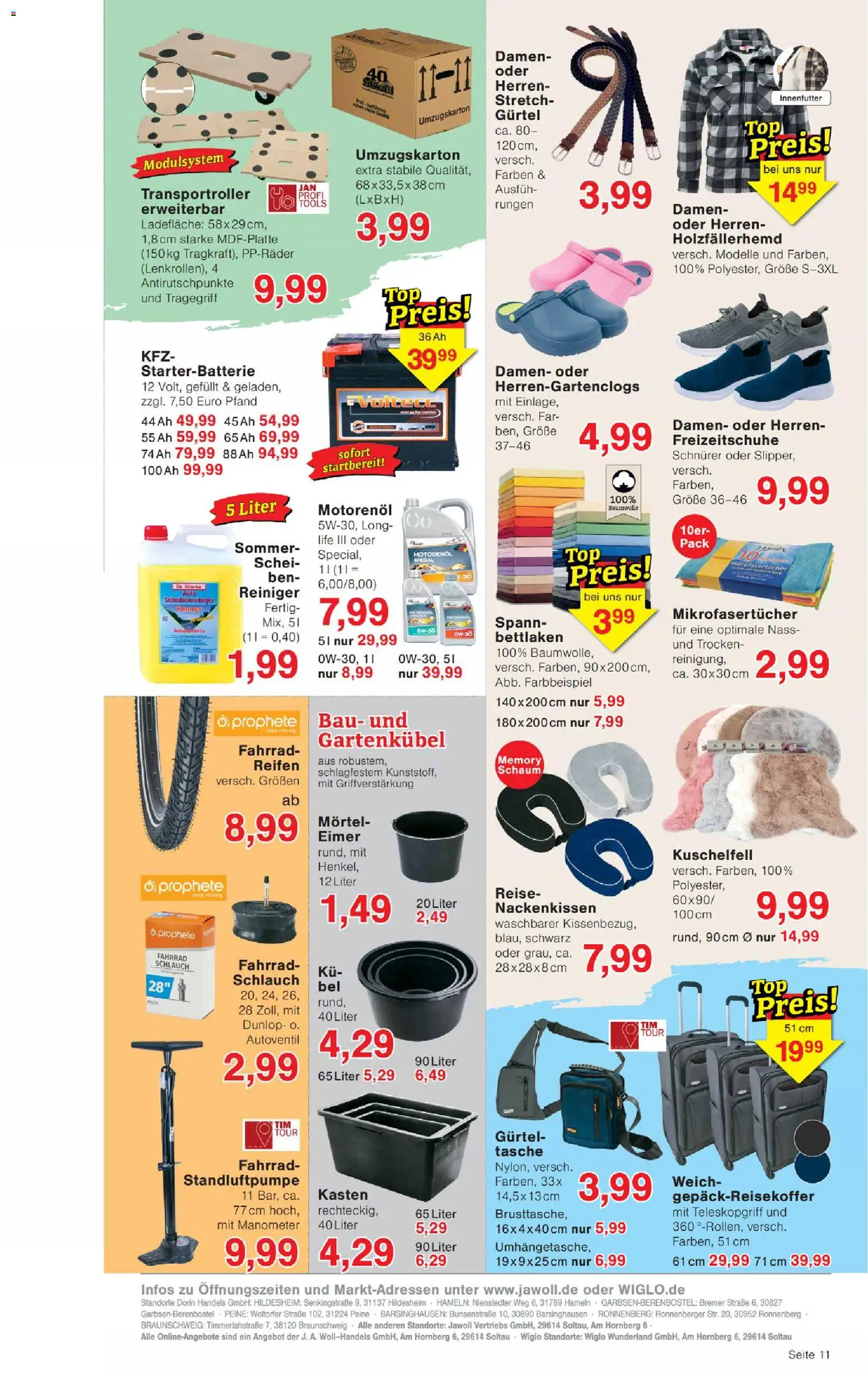 Wiglo Wunderland Prospekt – gültig ab 23.03.2026 | Seite: 15 | Produkte: Tasche, Manometer, Gürtel