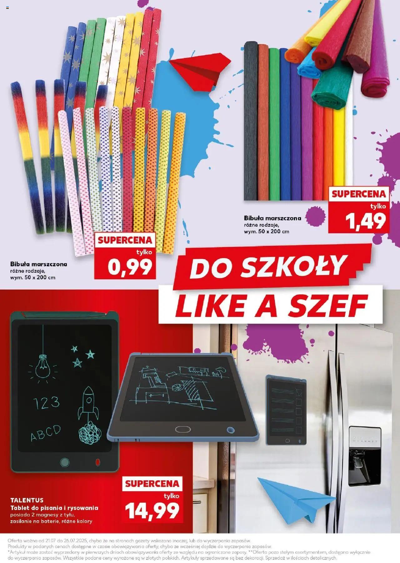 Kaufland gazetka - Do Szkoły Like A Szef od 21.07.2025 | Strona: 25 | Produkty: Tablet