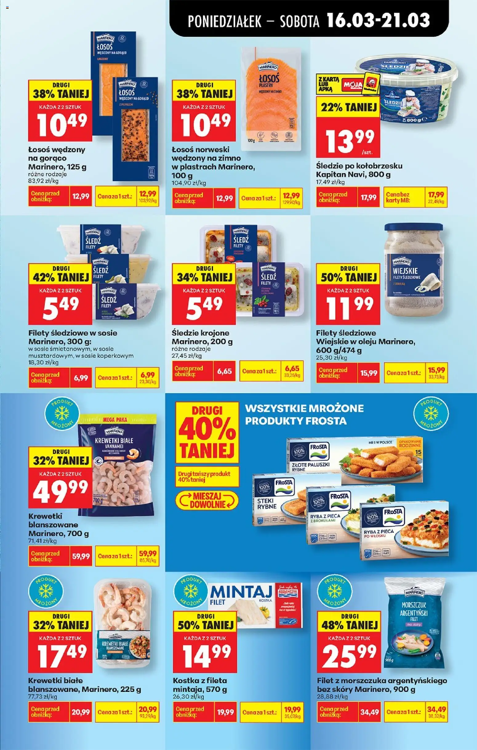 Biedronka Polsko leták od 16.03.2026 | Strana: 41 | Produkty: Ryba, Losos, Filet, Karty