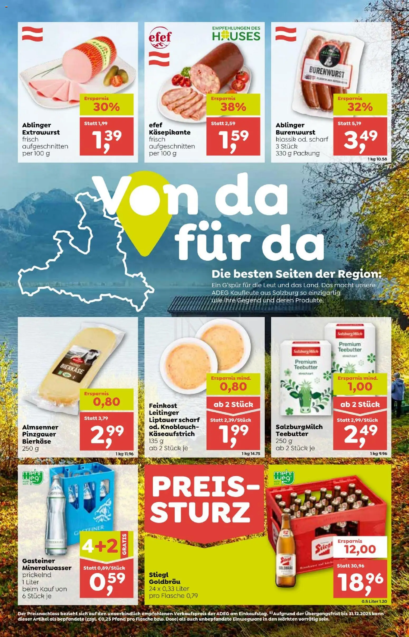 ADEG Bergheim gültig ab 20.11.2025 | Seite: 6 | Produkte: Knoblauch, Milch