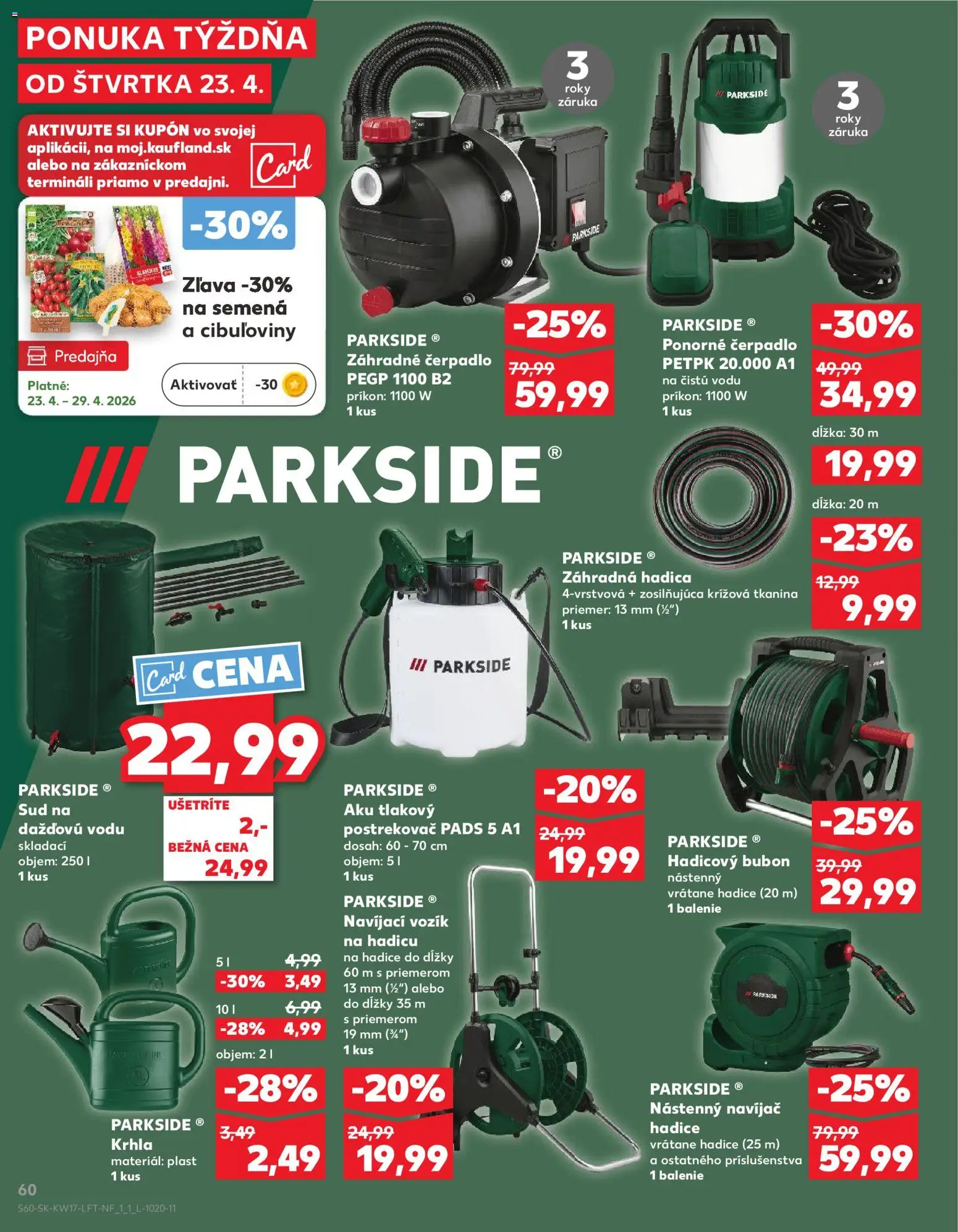Nové Kaufland akcie – leták je platný od 23.04.2026 | Strana: 60