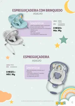 Pré-visualização Auchan - Catálogo Puericultura válido de 13.01.2026 | Página: 43 | Produtos: Espreguiçadeira