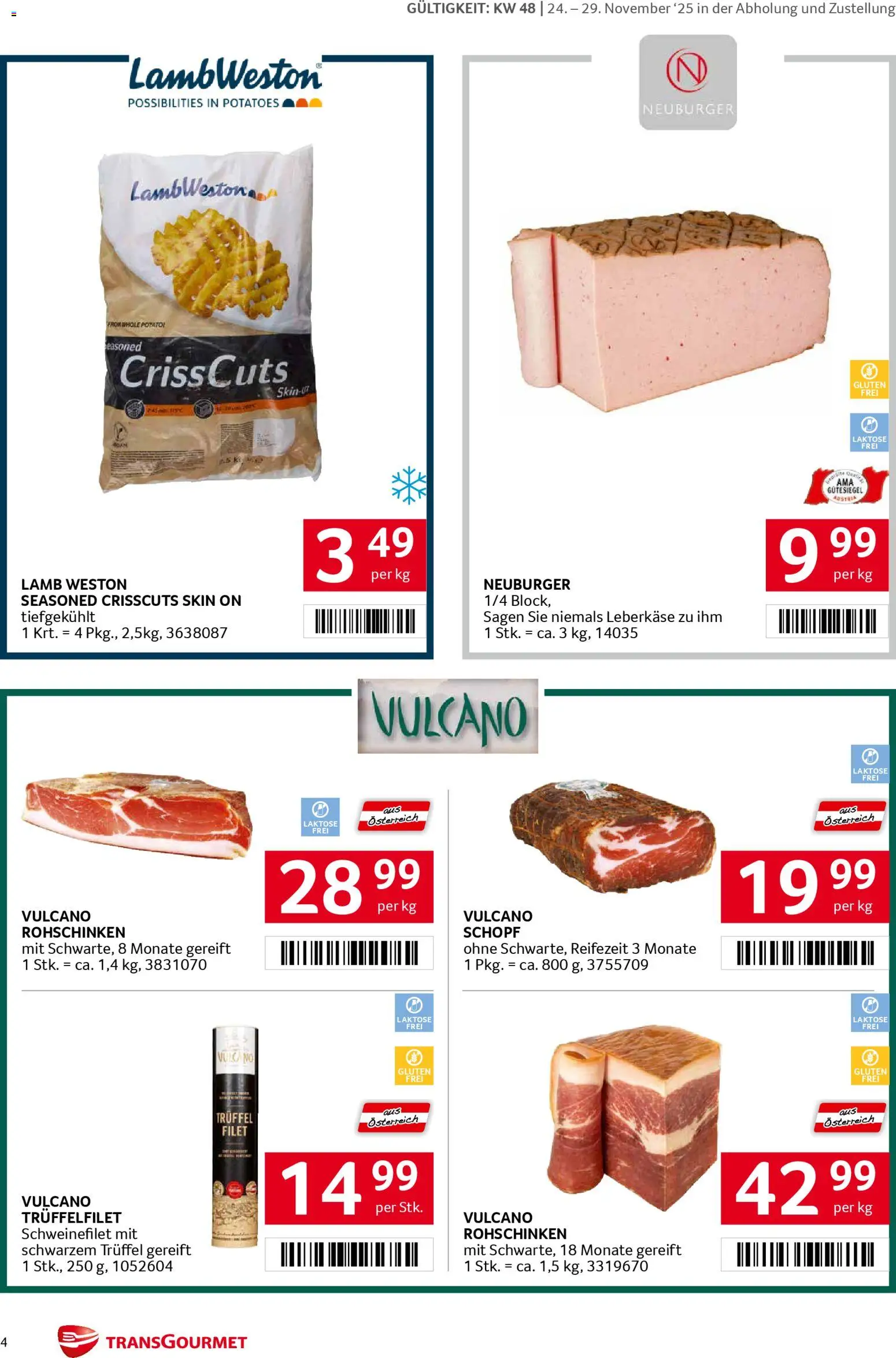 Transgourmet Markenfestwoche gültig ab 24.11.2025 | Seite: 4
