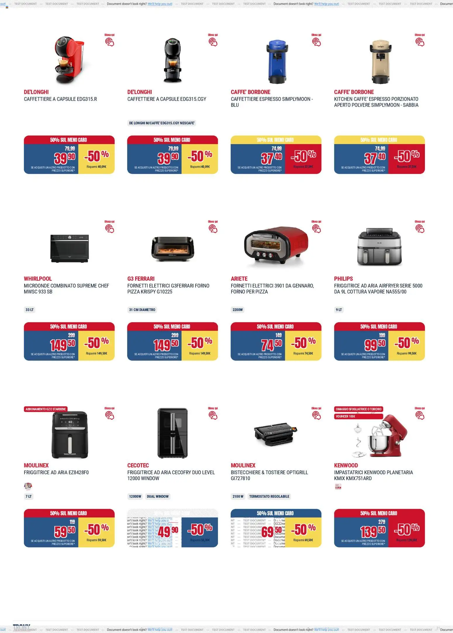 Volantino Trony del 04.12.2025 | Pagina: 21 | Prodotti: Friggitrice ad aria, Forno, Friggitrice, Forno per pizza
