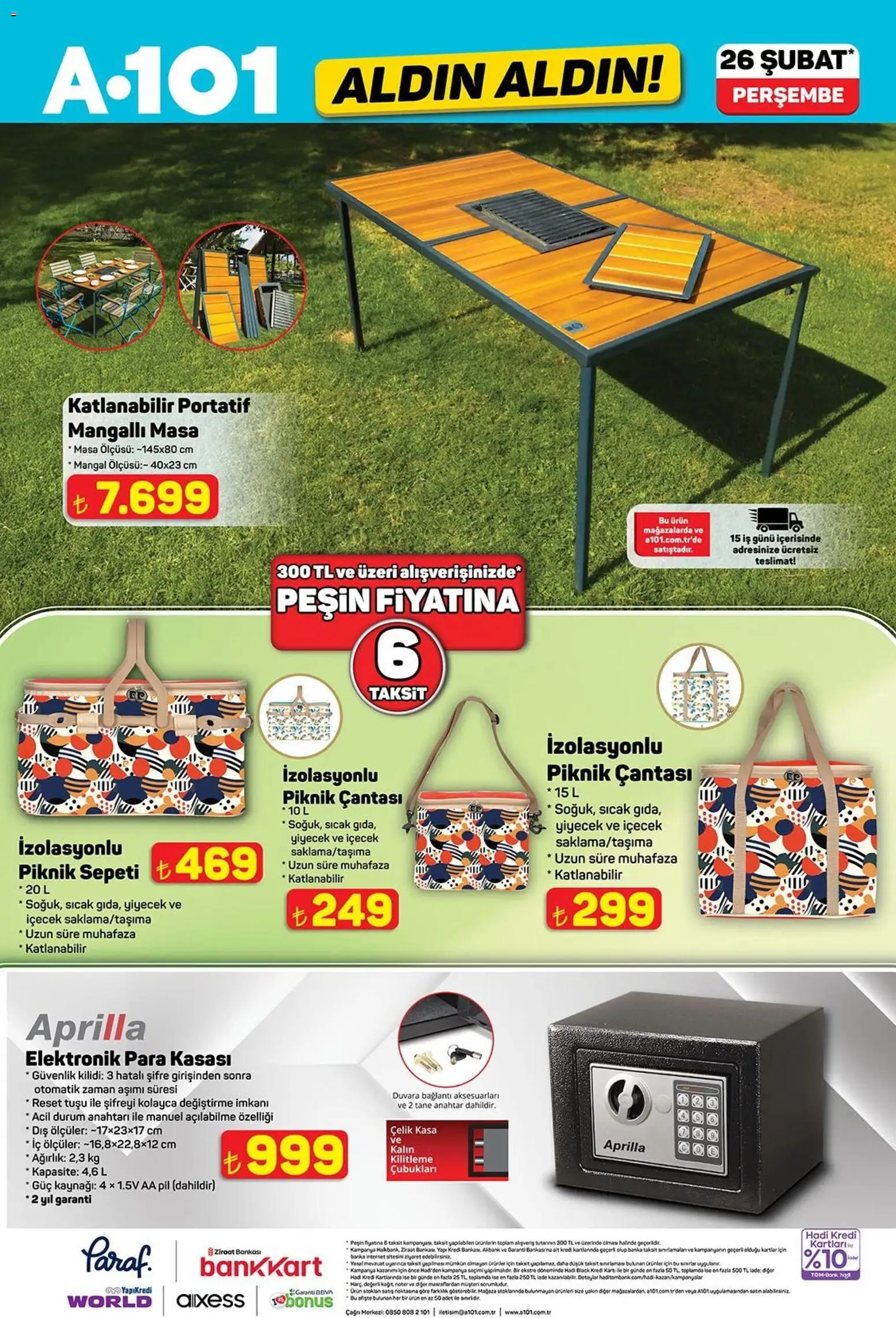 A101 Katalog Aldın Aldın - 26.02.2026 tarihinden itibaren geçerlidir | Sayfa: 6 | Ürünler: Masa, Pil, Kasa, Ağırlık
