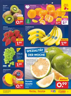 Netto Marken-Discount Prospekt 	 ab 15.12.2025 gültig | Seite: 7 | Produkte: Bananen, Mandarinen, Gemüse, Mango