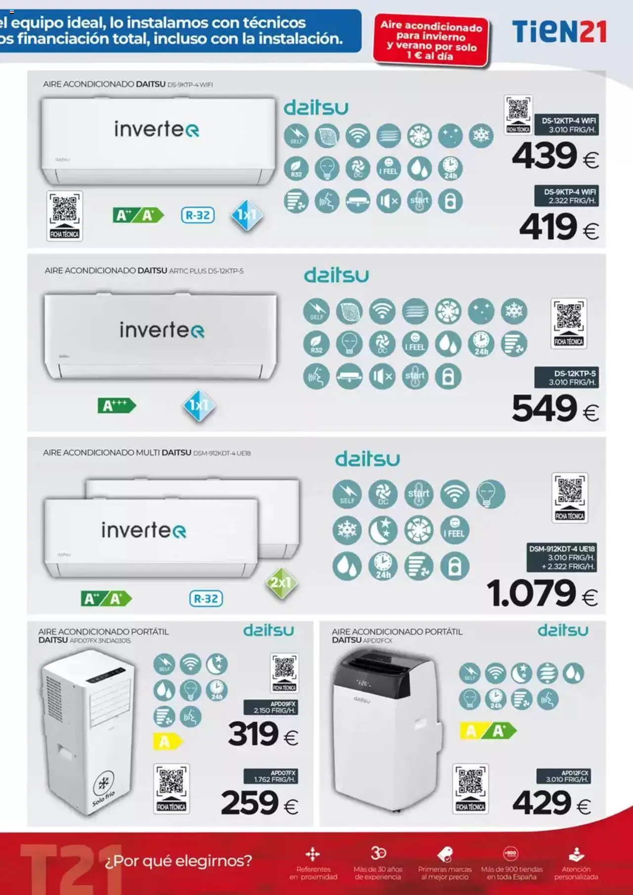 Tien 21 folleto │ válido desde el 07.05.2025 | Página: 3 | Productos: Aire acondicionado