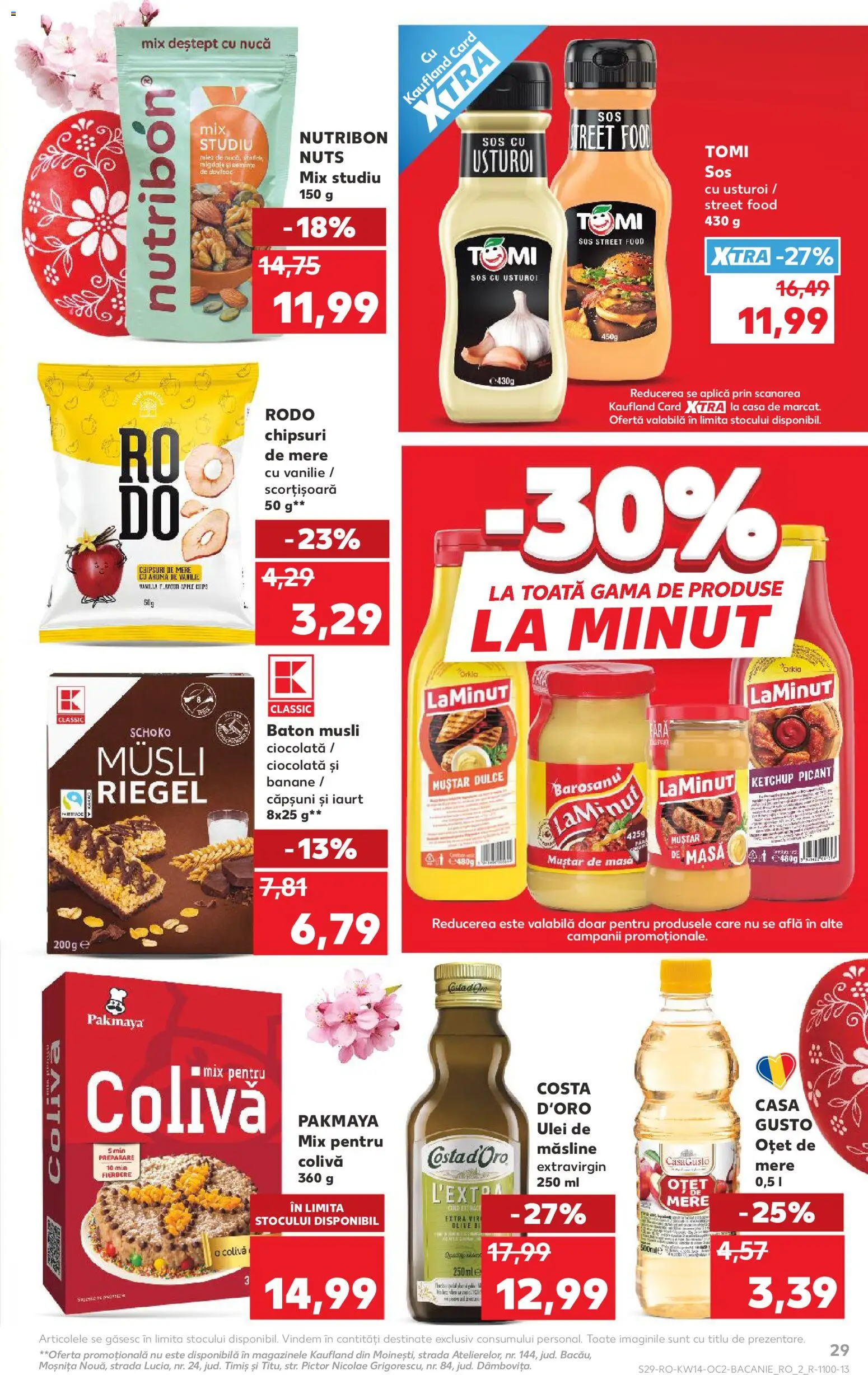Noul catalog Kaufland – valabil de la 01.04.2026 | Pagină: 29 | Produse: Masă, Apple, Ciocolată, Ketchup