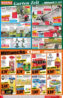 Norma Prospekt ab 20.04.2026 gültig | Seite: 14 | Produkte: Coca cola, Cola, Schokolade, Ladegerät
