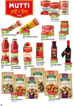 Náhled letáku Ratio leták od 01.03.2026 | Strana: 49 | Produkty: Rajčatový protlak, Pizza, Těstoviny, Pesto