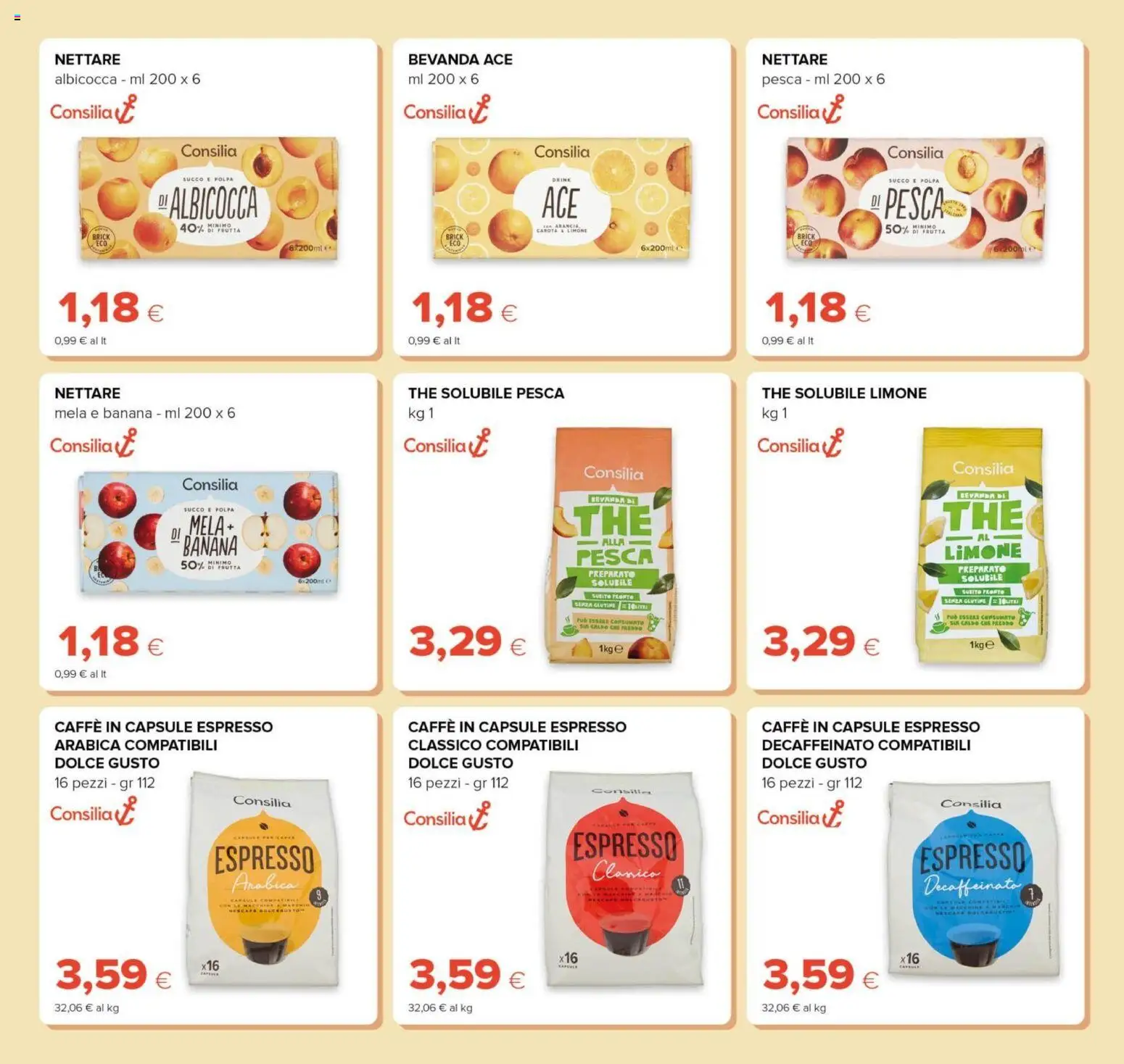 Volantino Tigre del 01.01.2026 | Pagina: 21 | Prodotti: Caffè, Succo, Pesca, The